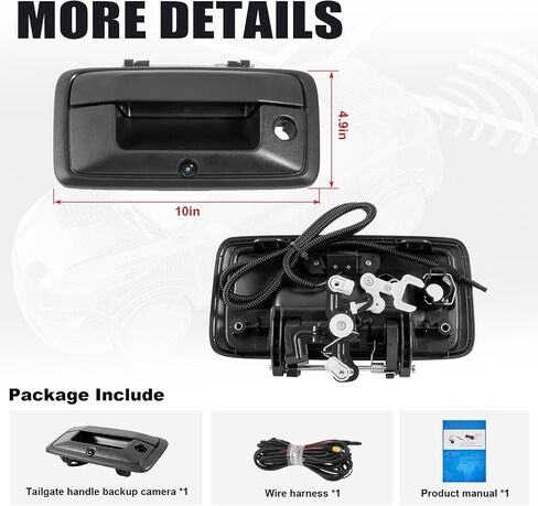 Rear View Camera Car Backup Tailgate Handle Camera Compatible with 2014-2018 Chevy Silverado, GMC Sierra 1500 2015-2018 GMC Sierra 2500HD 3500HD, GMC Canyon, Tailgate Handle with Rear Camera in Saudi Arabia