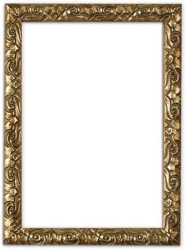 Antique Cushion Ornate Swept Picture/Poster/Photo Frame with an MDF Backing Board Ready to Hang-with A High Clarity Styrene Shatterproof Perspex Sheet A1 Black in Saudi Arabia