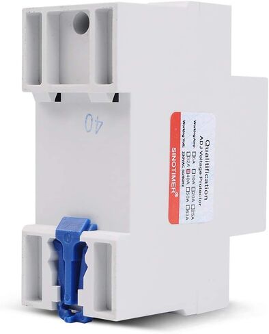 Under Voltage Relay,220V Intelligent Adjustable Over and Under Voltage Limit Current Protector Relay Reset Protector 40A in Saudi Arabia
