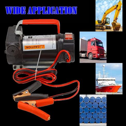 12volt Fuel Transfer Pump, 12v Diesel Transfer Pump with On/Off Shut off for Kerosene Machine, Transformer Oil,Electric Self-Priming Transfer Pump Kit in Kuwait