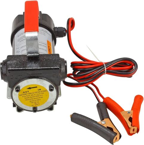 12volt Fuel Transfer Pump, 12v Diesel Transfer Pump with On/Off Shut off for Kerosene Machine, Transformer Oil,Electric Self-Priming Transfer Pump Kit in Kuwait
