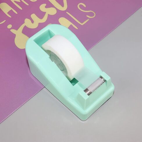 Cute Pink Office Desk Supplies Set Stapler Tape Dispenser, 24/6 Rose Gold Staples, Desktop Stationery Kit Set for Office School Student(Pink) in Saudi Arabia