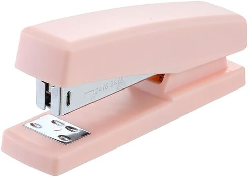 20 Sheet Capacity Stapler Office Stapler Small Portable Stapler Durable Metal Stapler Heavy Duty Desktop Stapler Classroom Office Supplies Pink in Saudi Arabia