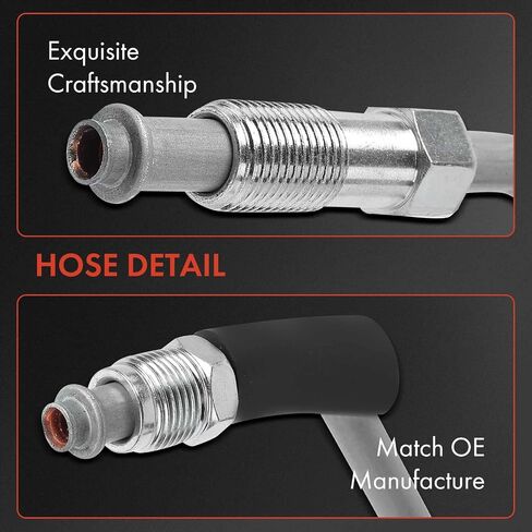 A-Premium Power Steering Pressure Hose Line Assembly Compatible with Jeep Grand Cherokee 2005-2010, Jeep Commander 2006-2010, 3.7L 4.7L, Pump To Rack/Gear in Saudi Arabia