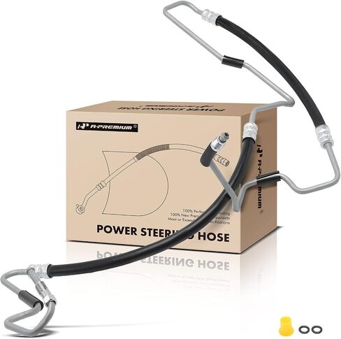 A-Premium Power Steering Pressure Hose Line Assembly Compatible with Jeep Grand Cherokee 2005-2010, Jeep Commander 2006-2010, 3.7L 4.7L, Pump To Rack/Gear in Saudi Arabia