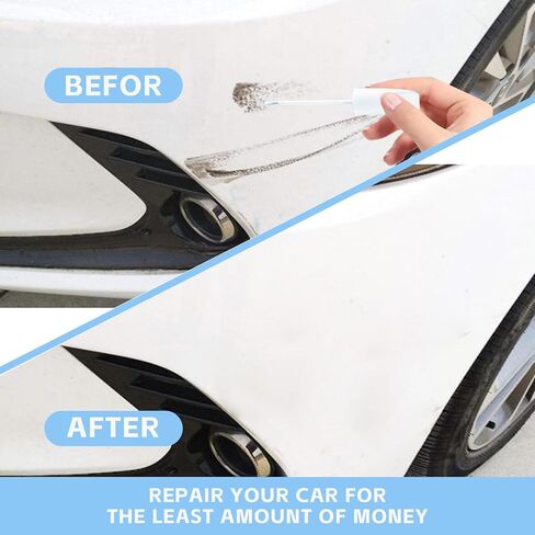 Car Scratch remover Touch up paint pen Two-In-One Touch up paint for cars Multiple colors Automotive Car Paint Scratch Repair for Various cars (Black) in Saudi Arabia
