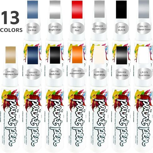 Car Scratch remover Touch up paint pen Two-In-One Touch up paint for cars Multiple colors Automotive Car Paint Scratch Repair for Various cars (Black) in Saudi Arabia