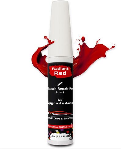 قلم إصلاح الخدوش باللون الأحمر المشع، طلاء لمس متوافق مع لون فورد راديانت الأحمر، مزيل الخدوش للسيارات، إصلاح رقائق طلاء السيارات والخدوش، طلاء بمرحلة واحدة، 15 مل in Kuwait