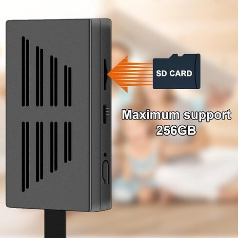 Hidden Cameras DIY 64GB 1080P Mini Portable Spy Covert Nanny Video Recorder with Motion Detection Security Cameras for Home, Office in Saudi Arabia