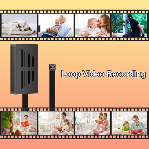 Hidden Cameras DIY 64GB 1080P Mini Portable Spy Covert Nanny Video Recorder with Motion Detection Security Cameras for Home, Office in Saudi Arabia
