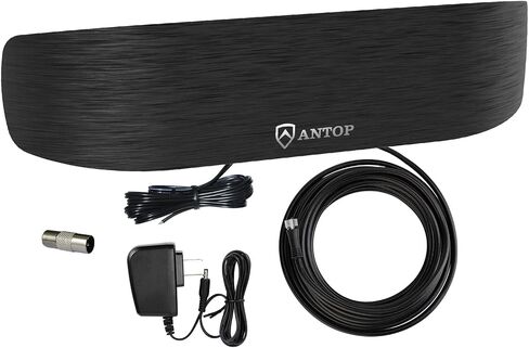 Antop FM Antenna for Stereo Receiver Indoor, Multi-Directional 75 Ohm FM Radio Antenna for Home Stereo Receiver AV Audio Video Home AT-217FM in Saudi Arabia