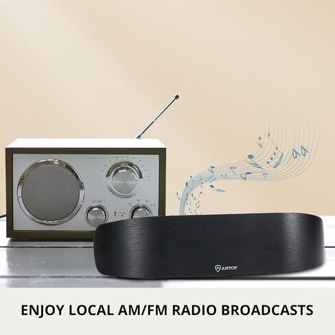 Antop FM Antenna for Stereo Receiver Indoor, Multi-Directional 75 Ohm FM Radio Antenna for Home Stereo Receiver AV Audio Video Home AT-217FM in Saudi Arabia