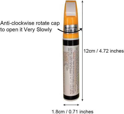 قلم طلاء السيارة باللون الأبيض اللؤلؤي لسيارة Toyota RAV4 قلم طلاء السيارة المضاد للصدأ ومزيل الخدوش 12 سم in Kuwait