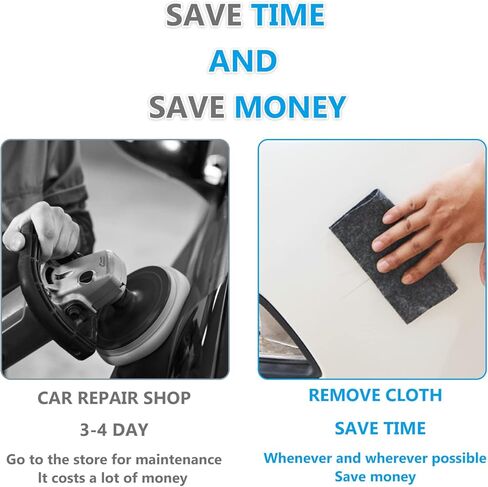 قماش نانو لامع لخدوش السيارة، ترقية قماش نانو ماجيك لإزالة خدوش السيارة مع إصلاح الخدوش وتلميع الماء، مزيل خدوش السيارة لجميع أنواع سطح السيارة، استعادة اللون الأصلي للسيارة in Kuwait