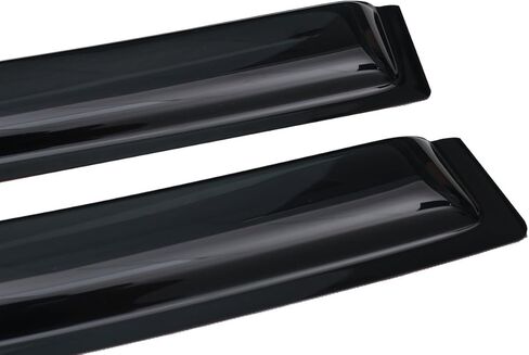Lightronic WV194425 in-Channel Side Window Visor Deflector Vent Rain Guard, Dark Smoke, 4-Pieces Set, Fits 2007-2011 Toyota Camry in Saudi Arabia