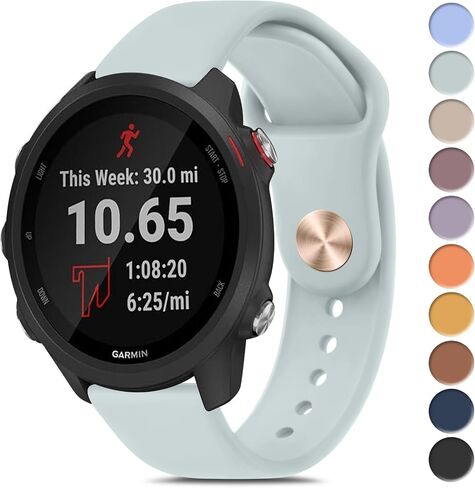 Meliya for Garmin Forerunner 245/55 Band, 20mm Replacement Band for Venu 2 Plus/Square/Vivoactive 3/Vivomove HR/Forerunner 645/245 Music in Kuwait