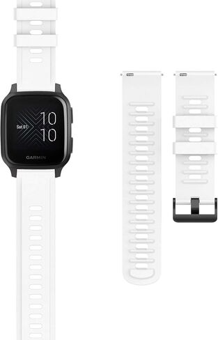 Sport Rubber Band Compatible with Garmin Venu Sq/Venu sq2/vivoactive 5/Active5 Silicone Strap Bracelet Men's Women Replacement Accessory in Saudi Arabia