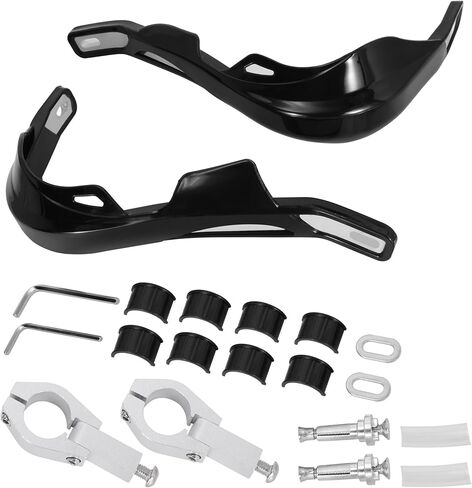 RUTU Motorcycle 22mm 7/8 inch Universal Handguards for Off Road Dirt Pit Bike Enduro Motocross ATV YZ450F YZ125 YZ250F CRF150F CRF450R KX250F CRF250L KLR650 LTZ400 TTR125 - Black in Saudi Arabia