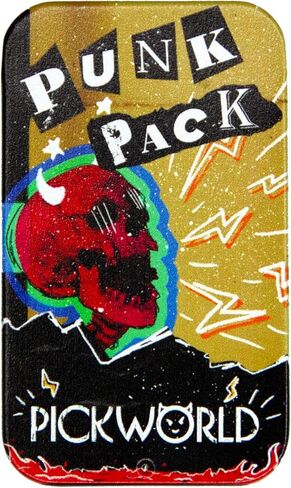 Punk Pack Pick Tin with 12 Celluloid Guitar Picks in Saudi Arabia