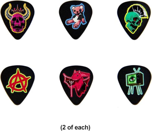 Punk Pack Pick Tin with 12 Celluloid Guitar Picks in Saudi Arabia