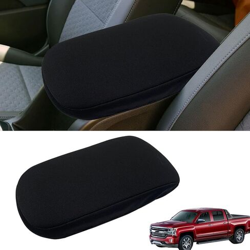 قطعة واحدة من غطاء وحدة التحكم المركزية، غطاء مسند الذراع لوحدة التحكم المركزية للسيارة، مناسب لملحقات 2015-2022 Chevy Colorado/GMC Canyon، واقي غطاء صندوق مسند الذراع (ألياف الكربون، عبوة واحدة) in Kuwait