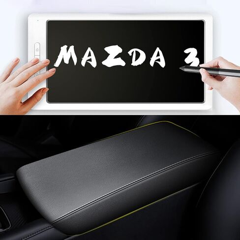 AOMSAZTO Console Covers for Mazda3 2023 2022-2020 Black Armrest for Mazda 3 in Saudi Arabia