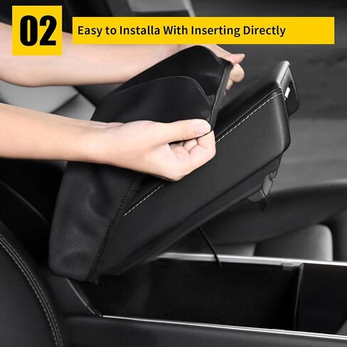 AOMSAZTO Console Covers for Mazda3 2023 2022-2020 Black Armrest for Mazda 3 in Saudi Arabia