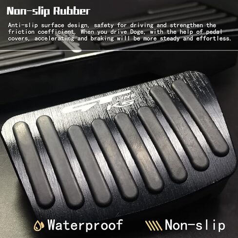 غطاء دواسة فرامل الغاز من الألومنيوم المضاد للانزلاق بدون حفر، أغطية دواسات التسارع متوافقة مع مجموعة دواسات القدم Kia K5 2022-2021 (أحمر) in Kuwait