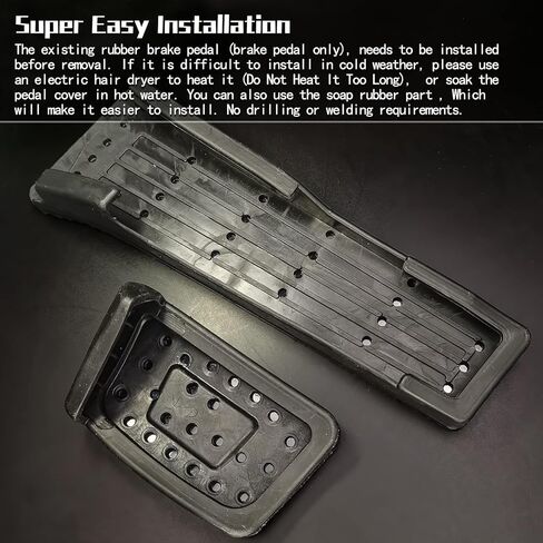 غطاء دواسة فرامل الغاز من الألومنيوم المضاد للانزلاق بدون حفر، أغطية دواسات التسارع متوافقة مع مجموعة دواسات القدم Kia K5 2022-2021 (أحمر) in Kuwait