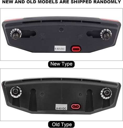 ضوء ذيل الدراجة، ضوء خلفي للدراجة الإلكترونية 6 فولت 60 فولت، ضوء تحذير LED ليلي، معدات ركوب الخيل، موصل مقاوم للماء، ضوء خلفي للدراجة الإلكترونية، 2 دبوس أحمر in Kuwait