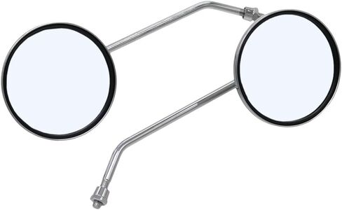 مرآة الرؤية الخلفية للدراجة النارية من الكروم LMoDri ATV سكوتر مرآة جانبية خلفية 8 مم (قضيب طويل) in Kuwait