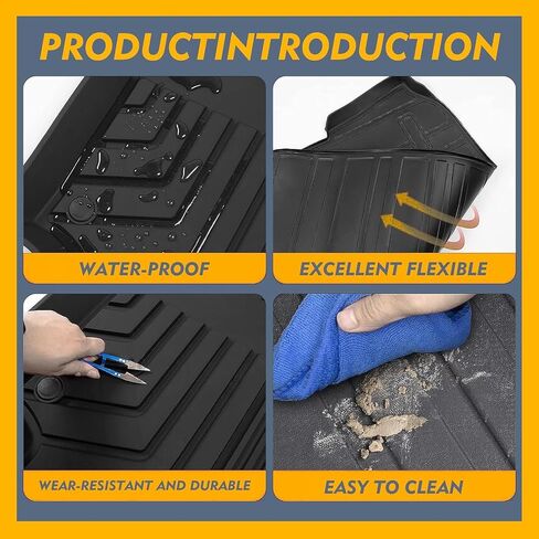 2024 Grand Highlander XLE Cargo Liner for 2024 Grand Highlander XLE All Weather Rear Cargo Area Mat 2024 Grand Highlander Trunk TPE Mat Trunk Liner 2024 Grand Highlander Accessories 2024 in Saudi Arabia