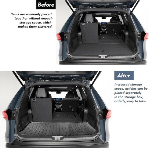2024 Grand Highlander XLE Cargo Liner for 2024 Grand Highlander XLE All Weather Rear Cargo Area Mat 2024 Grand Highlander Trunk TPE Mat Trunk Liner 2024 Grand Highlander Accessories 2024 in Saudi Arabia