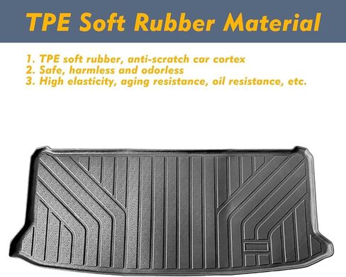 2024 Grand Highlander XLE Cargo Liner for 2024 Grand Highlander XLE All Weather Rear Cargo Area Mat 2024 Grand Highlander Trunk TPE Mat Trunk Liner 2024 Grand Highlander Accessories 2024 in Saudi Arabia