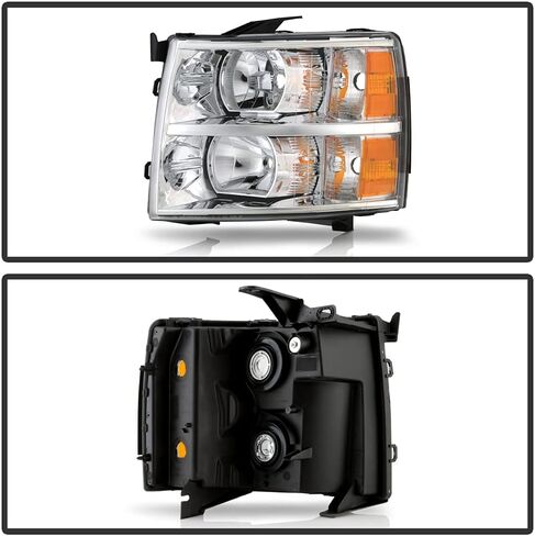 ACANII - For 2007-2013 Chevy Silverado 1500 2500HD 3500HD Replacement Headlight Headlamp - Driver Side Only in Saudi Arabia