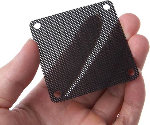 PVC مروحة الغبار تصفية PC الغبار حالة Cuttable شبكة الكمبيوتر غطاء 60mm شبكة سوداء in Saudi Arabia