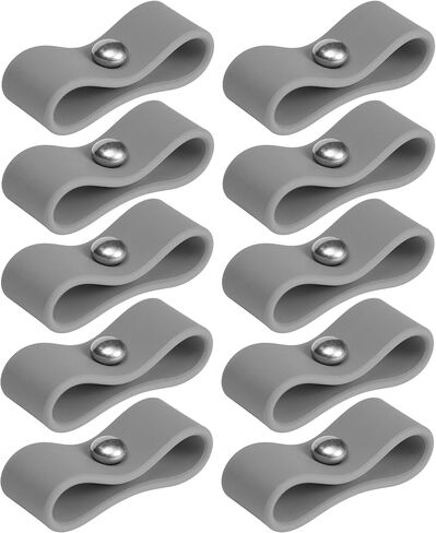 10pcs Earbuds Cord Organizer Silicone Keeper Cable Ties USB Charge Holder in Kuwait