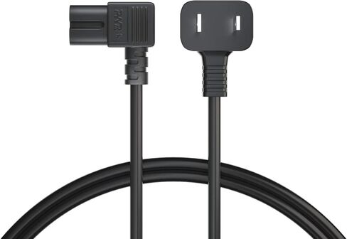 سلك طاقة تلفزيون قصير 3 أقدام من Pwr كابل ذو شوكتين: من أجل Samsung LG TCL Sony Roku Insignia Sharp Toshiba JVC Hisense Electronics TV LED LCD 3903-001117 3903-000853 AC Wall Plug 2-Slot (C7 الشكل 8) الزاوية اليمنى in Saudi Arabia