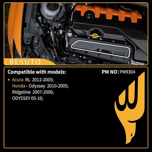 محرك منفاخ سخان HVAC متوافق مع Honda Odyssey 2010-2005، Ridgeline 2007-2006، Odyssey 05-10، Acura RL 2012-2015 - يستبدل 700192 75735 PM9304 BM9304 in Kuwait