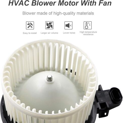 محرك منفاخ HVAC مع قفص مروحة يستبدل 700223 7C3Z 19805 B مناسب لـ 2008-2012 Ford Escape/ 2008-2010 Ford F250/F350 Super Duty/ 2008-2011 Mercury Mariner in Kuwait