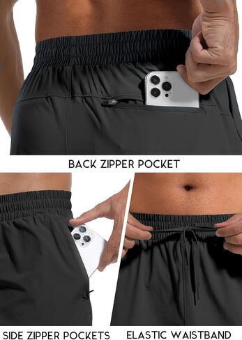 Mens Athletic Workout Pants, Lightweight Outdoor Waterproof Golf Hiking Pants, Quick Dry Gym Jogging Sweatpants for Men in Saudi Arabia