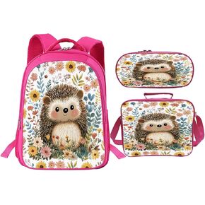 3PCS Shark Backpack for Boys Girls, Kids Backpack Set with Lunch Box, Backpacks for Kids Children Teens Toddler Elementary Middle School - Bookbag Travel Back Pack Ages 6-18