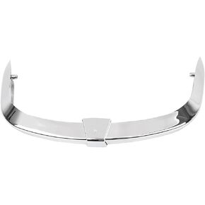 Chrome Lower Front Fender Tip Trim Compatible with 2005-2017 Harley Softail Deluxe FLSTN EFI FLSTNI (ABS Plastic)