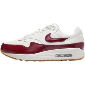 Nike Air Max 1 LX Women's Shoes (FJ3169-100, Sail/Sail/Gum Light Brown/Team Red)