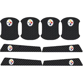 for Bills 8PCS Carbon Fiber Door Handle Protection Film,Handle Stickers and Sticker Accessories,Universal accessorie (TZ-002)