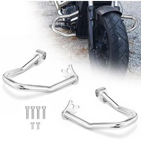 Wsays Chrome Engine Guard Frame Proom Crash Bar Bar Bar Highway Crash Kit متوافق مع الكشافة الهندية/Scout Sixty/Scout Bobber 2015-2024
