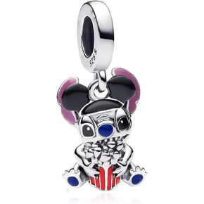 Charm 925 Sterling Silver Pendant Beads Beads Mouse Cartoon Beer Beer Tiger للأساور والقلائد ، هدايا مجوهرات Chriatmas للنساء الأصدقاء