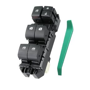 84820-0e020 Power Window Switch Front Left Car Electric Driver Side Fit for for 2014-2019 Toyota Highlander Fit for 2016-2021 Toyota Tacoma(18 Pins)#848200e020