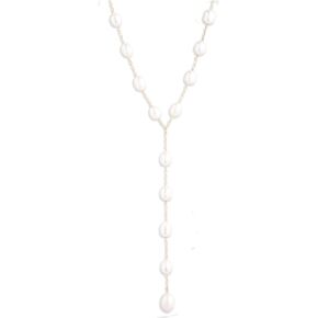 Emily in Paris Gold-plated Freshwater Pearl 16" Lariat Necklace