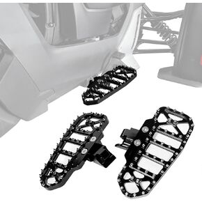 Driver Foot Pegs Aluminum Large Wide Floorboards Front Rider Foot Rest Tricycle Accessories for the Can-Am Ryker 600 900, Rally Edition (2019-2025), Sport (2022-2025)